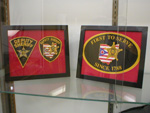plaques in case