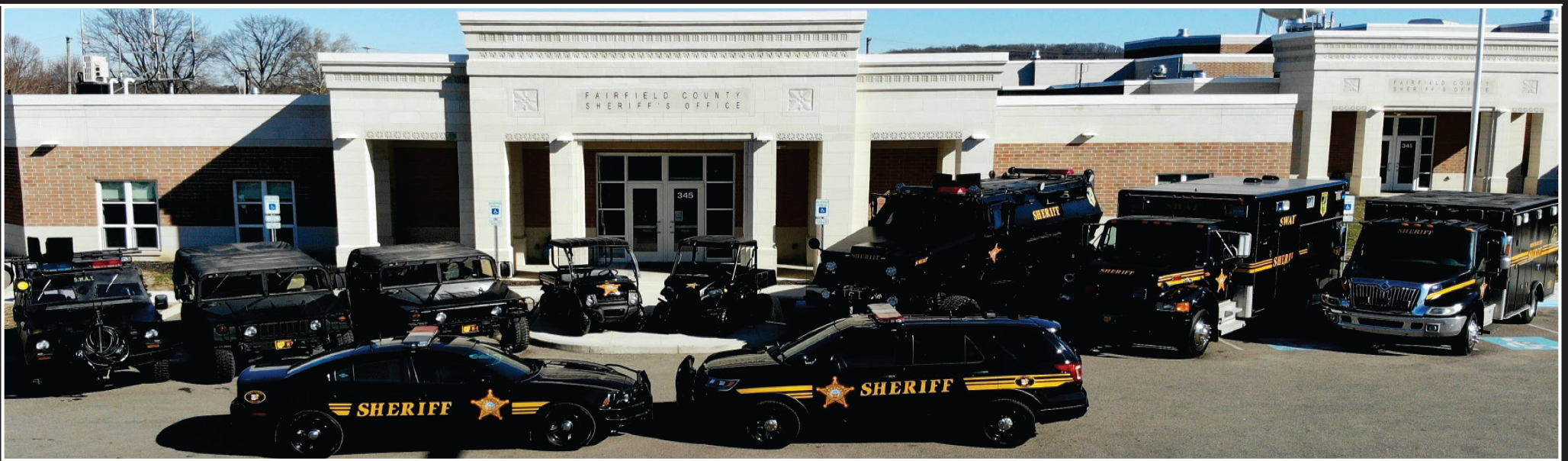 Fairfield County Sheriff's Office headquarters and fleet