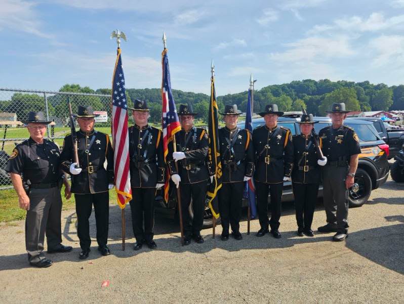 Fairfield County Sheriff's Office Honor Guard at a July 4th parade
